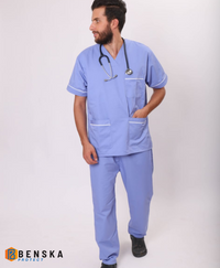 Ensemble tenue médicale Bleu ciel - Mixte